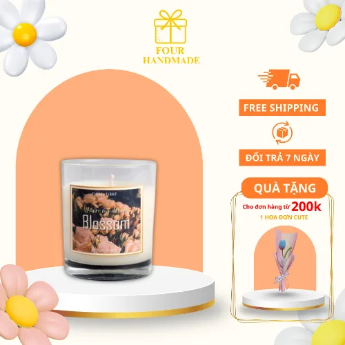 Nến Thơm Handmade Blossom Hương Hoa