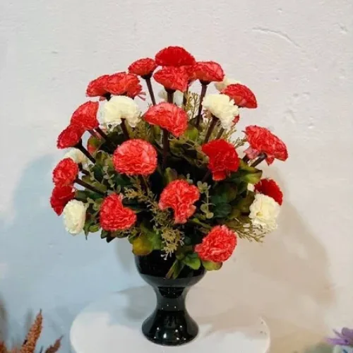 Hoa Lụa Hoa Giả Treo Tường Decor Vòng Hoa Trang Trí - Ảnh 2