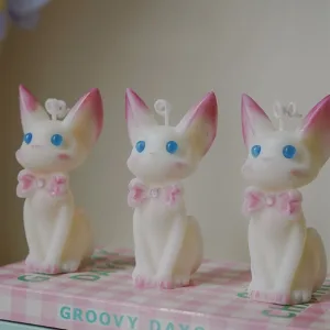 Nến thơm chú mèo nhà Four Handmade