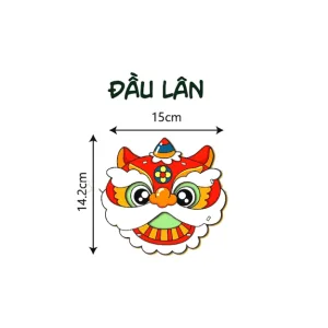 Kích thước của set lồng đèn trung thu