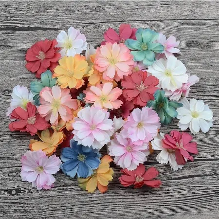 Ứng dụng của hoa cúc giả bằng lụa trong trang trí